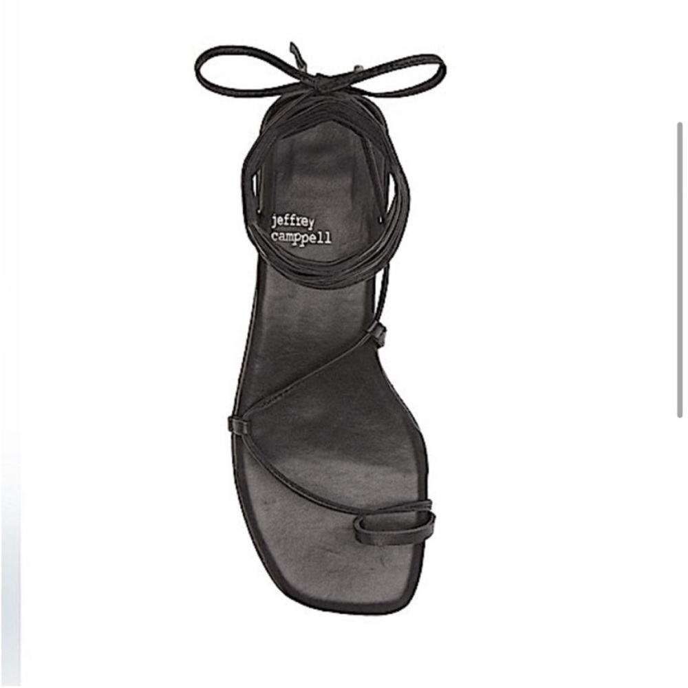Jeffrey Campbell Black Strappy Sandals